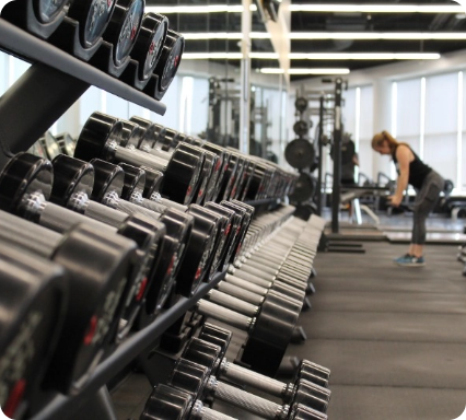 Fitness center and gym